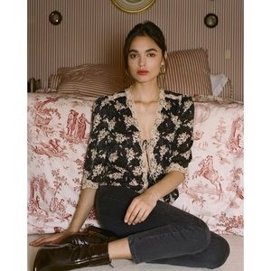 Rouje Aldo Blouse in Bouquet Mamie